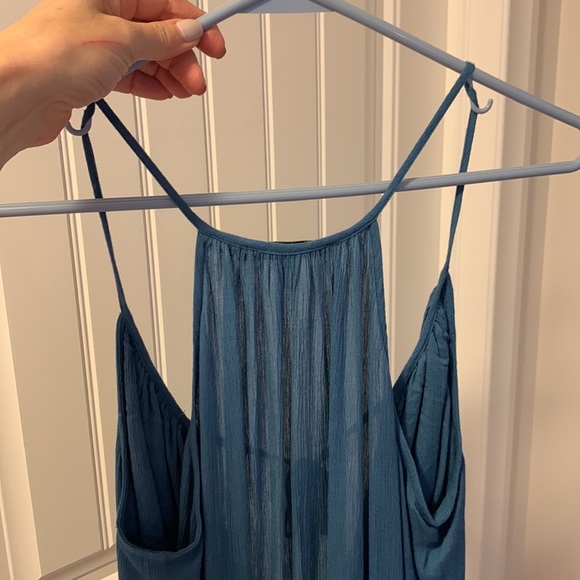 Heartloom summer dress. Small. Blue. Worn once. Cute dress/bathing suit cover. - Picture 7 of 7